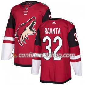 Adidas Maillot de Hockey Arizona Coyotes Antti Raanta 32 2017-2018 Maroon Authentic - Homme